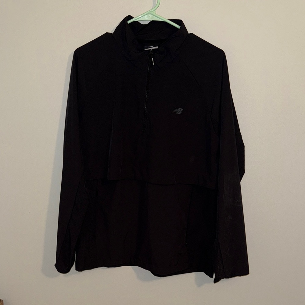 New Balance Black Half-Zip Jacket